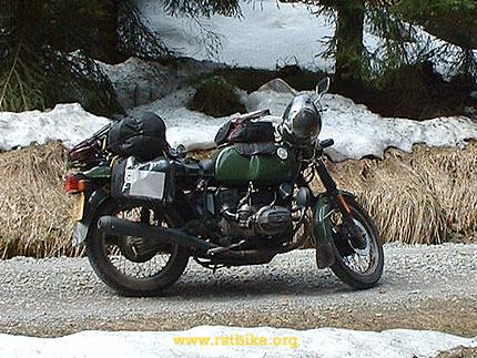 BMW motorcycle germany snow
