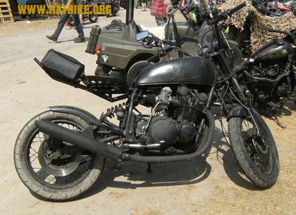 black suzuki streetfighter motorcycle