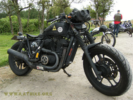 extreme honda shadow motorcycle