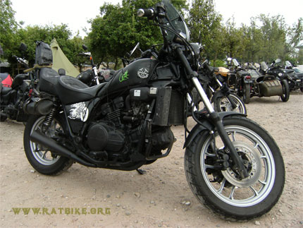 extreme honda magna motorcycle