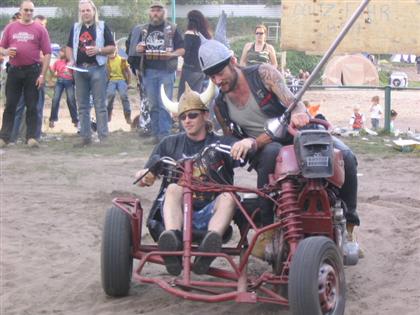 strange sidecar contraption