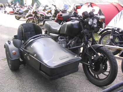 motorsycle with sidecar