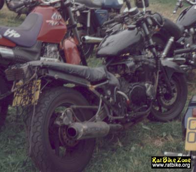 GSXR Suzuki Survival Bike, side view