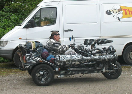 Grandad Jim from Three Wheel Drifters