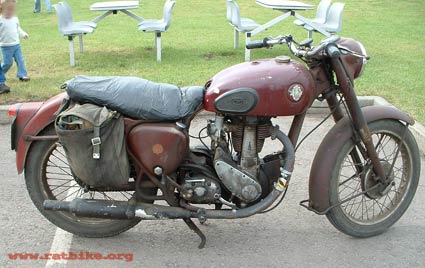 BSA ratbike - right hand side