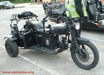 matt black Volkswagen trike