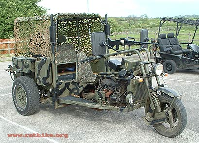military style reliant trike