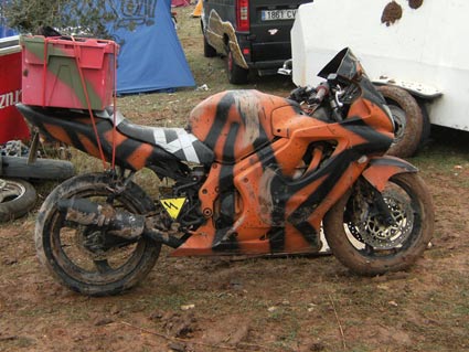 honda cbr orange custom paint