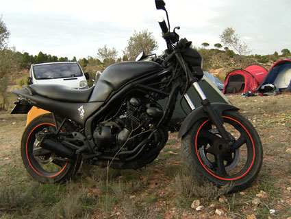 matte black xj600 yamaha