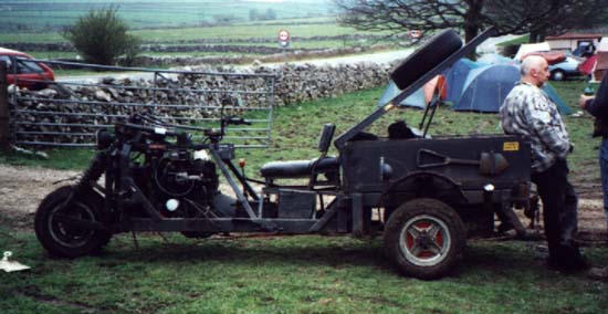 Volvo engined tricycle