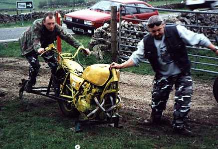 Yellow Unimotorcycle
