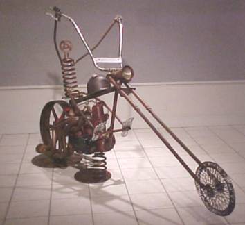 rat bike sculpture