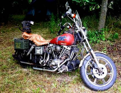 Harley-Davidson big twin ratbike