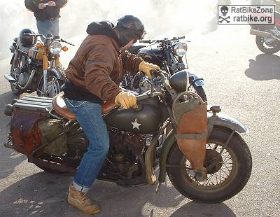 side view with rider
