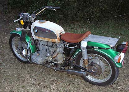 rear/side view of 1973 BMW R75/5