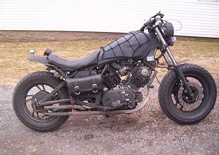 side view of yamah virago 750