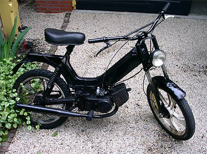 side view of Tomos A35 Moped