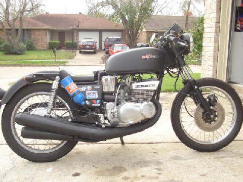 side view of Suzuki GT 380 Motorcycle