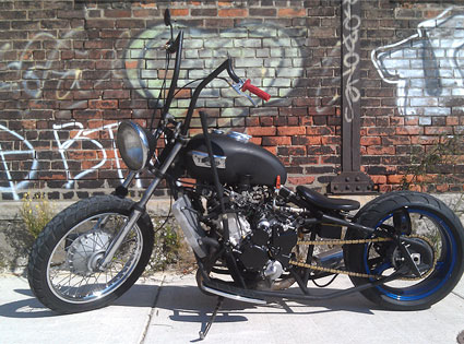 suzki engined triumph chopper