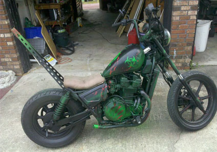 kawasaki 454 bobber