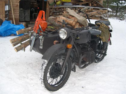 ural sidecar motorbike