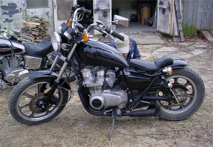 1981 kawasaki ltd hardtail bobber