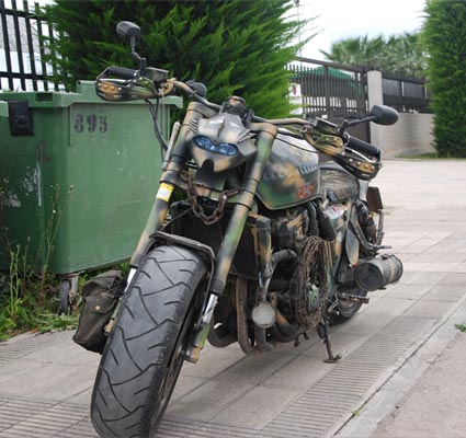 honda cb1000 camoflage