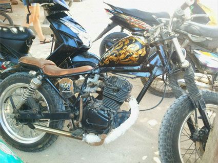 small motorbike from indonesia