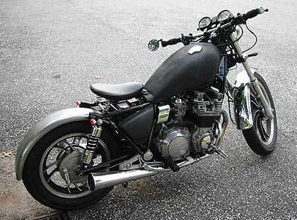 Yamaha XJ650 custom bike
