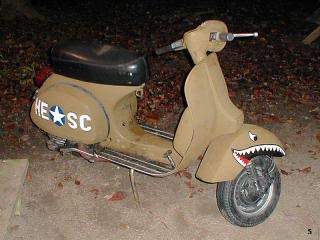 Vespa Motor Scooter
