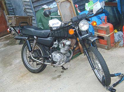 1985 Honda CG125 Motorcycle