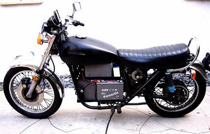 electrically powered kawasaki kz1