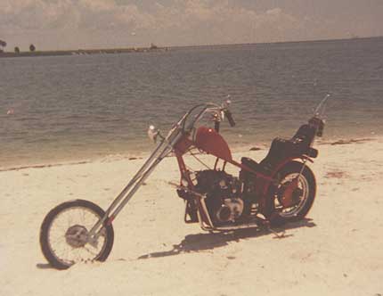 honda cb550 hardtail chopper