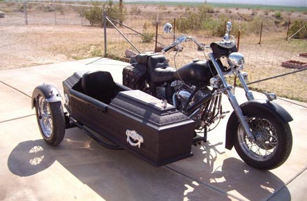 harley davidson side car combination