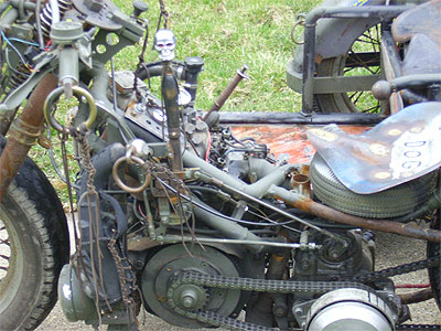 junk yard dog engine detail