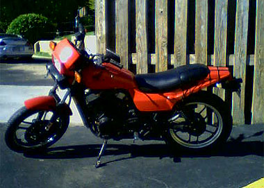 orange honda vt500