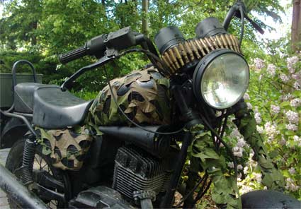 Jawa 350 army green