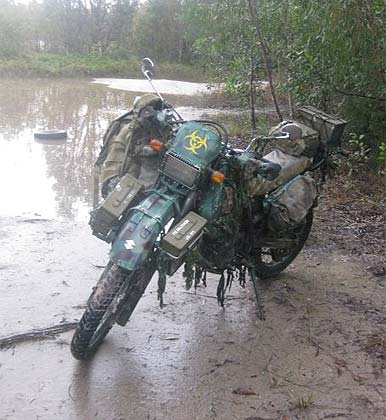 DR350 dirtbike in Australia