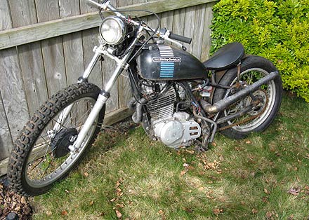 Honda XL500 Hardtail Ratbike