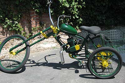 john deere motorized tricycle