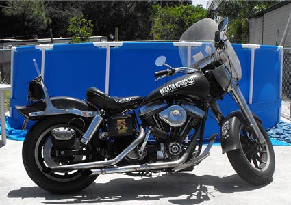 harley shovelhead with evolution engine