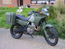 army green honda dominator