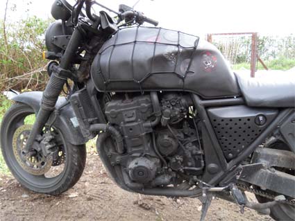 Matte Black Motor Cycle
