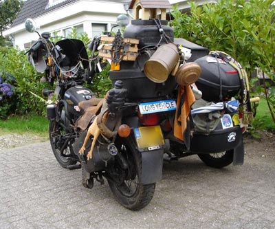 Suzuki Sidecar Rear Quarter View