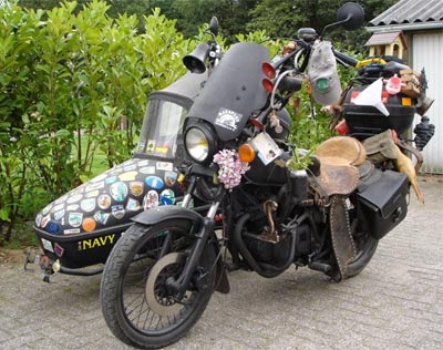 Suzuki Sidecar Front Quarter View