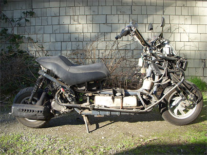 honda helix rat bike